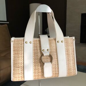 CHLOE raffia tote